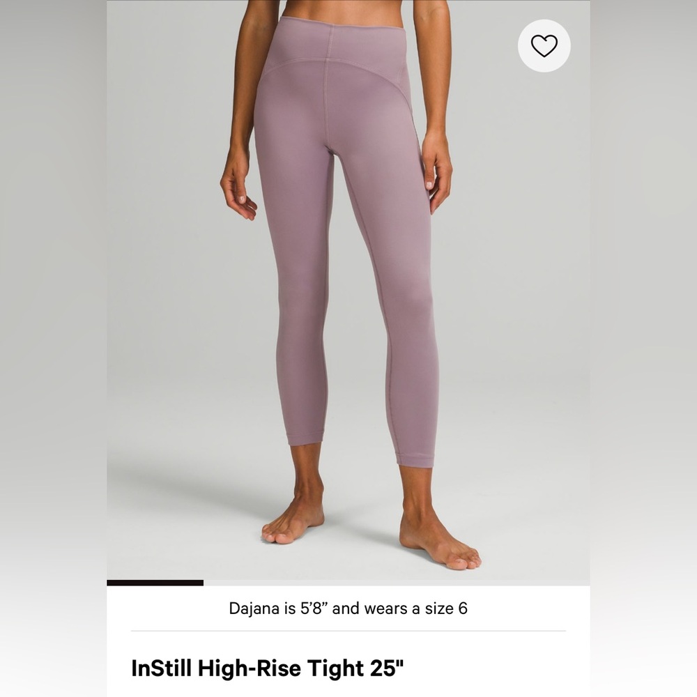 LULULEMON InStill High-Rise Tight 25”